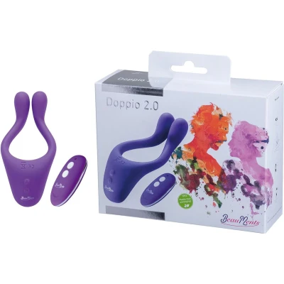 Afbeelding van Partner Vibrator Doppio 2.0 Paars