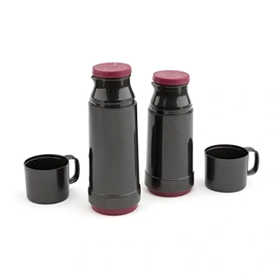Afbeelding van Jata Hogar HTER2175 Dubbelwandige thermosfles, grote isolatie, BPA vrij, licht, luchtdicht, geur en smaakneutraal, deksel voor gebruik als beker, 750 ml