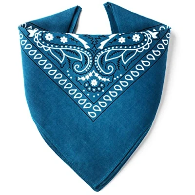 Afbeelding van ...KARL LOVEN EL BANDANA Paisley Print 100% katoen maximale dikte 20 exclusieve kleuren
