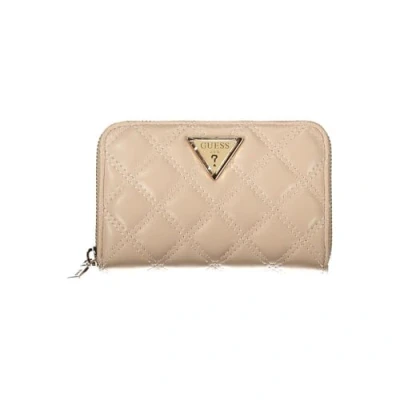 Afbeelding van Guess Giully Medium ZIP Around Portemonnee, Dames, Maat: One Size, Light beige