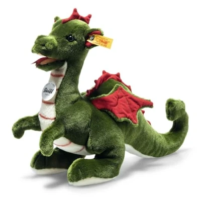 Afbeelding van Steiff Rocky Dragon 32 cm pluche groen 067198 Treetop