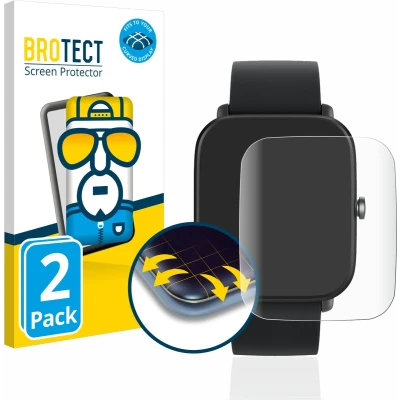 Afbeelding van BROTECT Volledig bedekkende screen protector, Smartwatch beschermfolie, Transparant