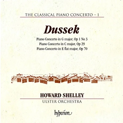Afbeelding van Howard Shelley, Ulster Orchestra Dussek: The Classical Piano Concerto 1 (CD)