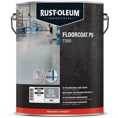 Afbeelding van 7200 FLOORCOAT PU Ral&quot; staalgrijs&quot; 5l
