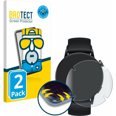 Afbeelding van BROTECT Screenprotector voor Huawei Watch GT 3 (42 mm) Folie Beschermfolie matte volledig dekking (2 Stuks)