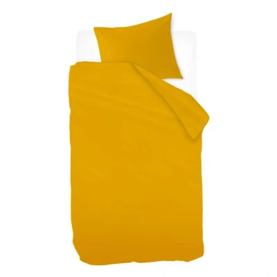 Afbeelding van Snoozing Sade Dekbedovertrek Eenpersoons 140x200/220 cm Geel