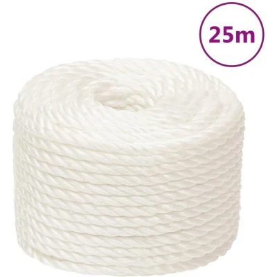 Afbeelding van vidaXL Werktouw 12 mm 25 m polypropeen wit