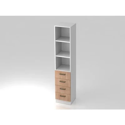 Afbeelding van Wandkast Wit/Walnoot 40,6 x 42 200,4 cm Signa G 7600 SG