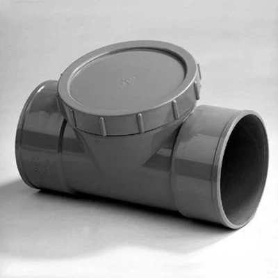 Afbeelding van Dyka Ontstoppingsstuk 2x lijmmof en schroefdeksel PVC keurmerk BRL52100 125mm