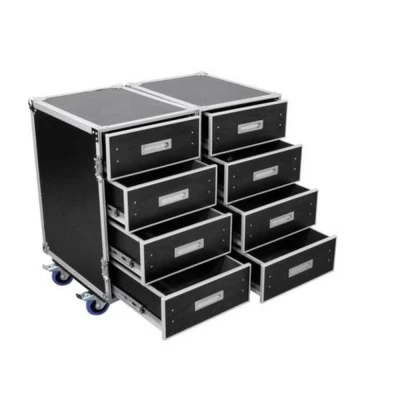 Afbeelding van Roadinger universele flightcase met lades op wielen DD 2