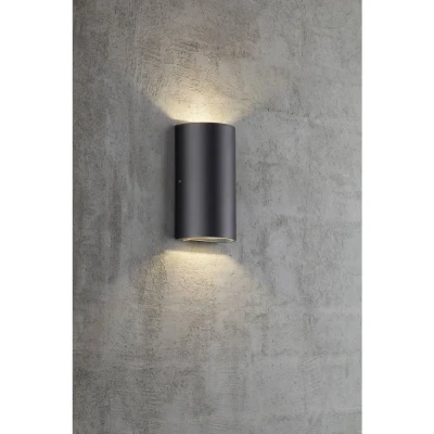 Afbeelding van Nordlux Rold 84141003 LED buitenlamp (wand) vast ingebouwd 10 W Zwart
