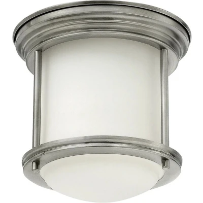 Afbeelding van Hinkley LED Plafond Badkamerlamp Hadrian 1X E27 Max 60W IP44 Dimbaar Antique Nickel