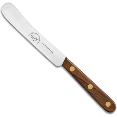 Afbeelding van Robert Herder Ontbijtmes Buckels RVS Fehrekampf Lemmet 118 mm Heft Palissander Hout