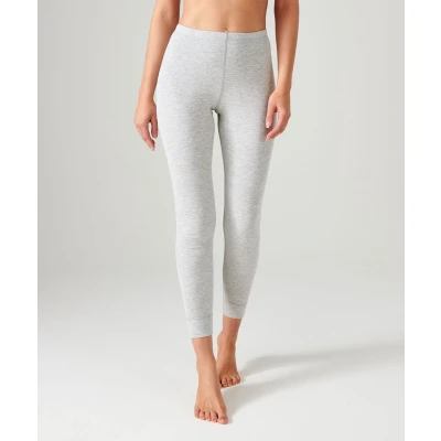 Afbeelding van Damart Legging lang fijn ribgebreid Thermolactyl Dames Grijs 46 48