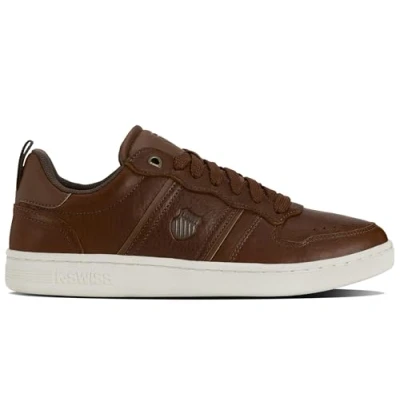 Afbeelding van K Swiss Lozan Match Lux 04308 Schoenen Heren Brown White EU 39 12 Bruin