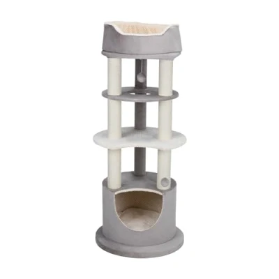 Afbeelding van Trixie Krabpaal Lavinia Cappuccino/Creme 58X58X138 CM