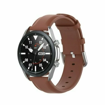 Afbeelding van Garmin Venu 2 &amp; 3 Classic leren bandje Bruin leather