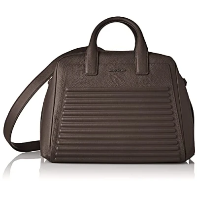 Afbeelding van MANDARINA DUCK Leren Handtas Schoudertas I Con Tote Mole Bruine