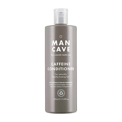 Afbeelding van ManCave Cafeïne conditioner voor mannen, bevordert een gezonde haargroei, verzorgt en versterkt met cafeïne, sheaboter panthenol, natuurlijk, veganistisch, vrij