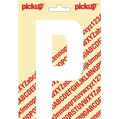 Afbeelding van Plakletter Nobel Sticker letter P Pickup