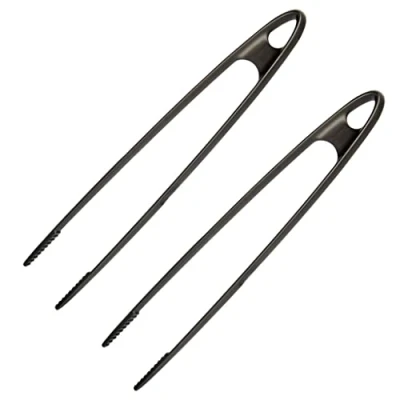 Afbeelding van Westmark 2 x keukentang, frituren en serveren, grilltang, kunststof, lengte: 29 cm, zwart, 136922E3