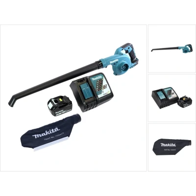 Afbeelding van Makita DUB 186 RT1 accubladblazer Bladblazer 18 V + 1x accu 5.0 Ah lader opvangzak