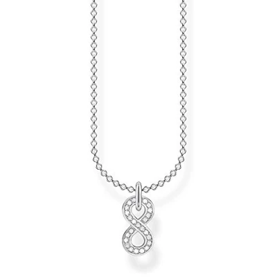 Afbeelding van Thomas Sabo Dames Ketting 925 Zilver 25 Zirkonia One Size 32017859