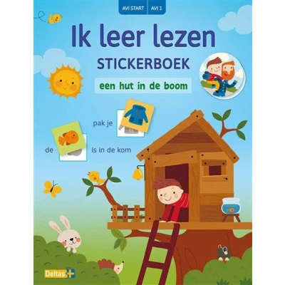 Image de Ik leer lezen Stickerboek Een hut in de boom (AVI START / AVI 1)