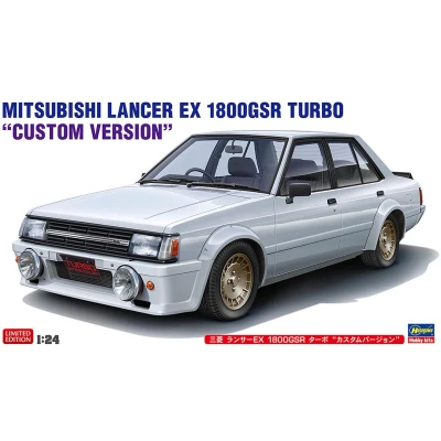 Afbeelding van 1:24 Hasegawa 20740 Mitsubishi Lancer EX 1800GSR Turbo &quot;Custom Version&quot; Auto Plastic Modelbouwpakket