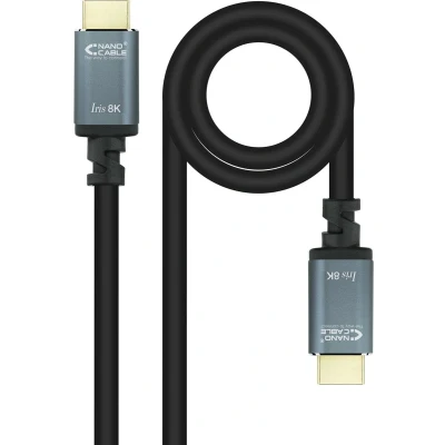 Afbeelding van HDMI Kabel NANOCABLE 10.15.8001 Zwart 1 m 8K Ultra HD