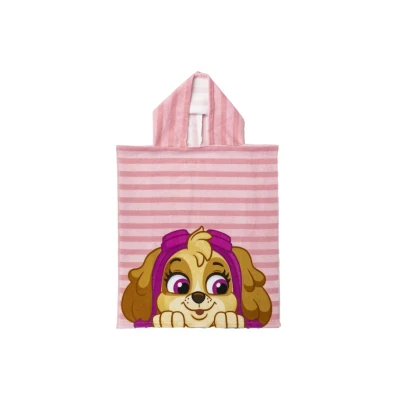 Afbeelding van Poncho Handdoek met Capuchon The Paw Patrol Roze 50 x 115 cm