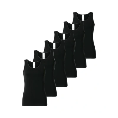 Afbeelding van Schiesser 6ER PACK 95/5 Modern Hemd, Dames, Maat: 46, Schwarz