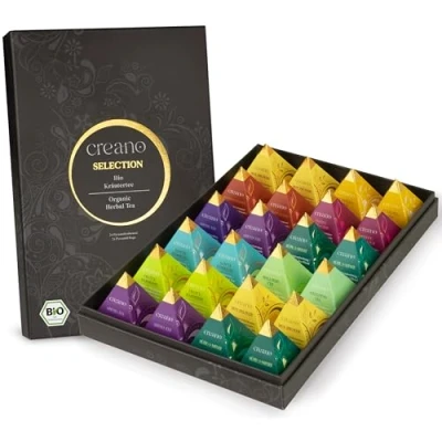 Afbeelding van Creano Coffret cadeau de tisane bio qualité supérieure (24 Sachets)