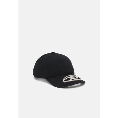 Afbeelding van Diesel heren C BEAST A1 pet met logo in de kleur Zwart, maat: S