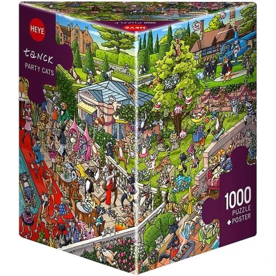 Afbeelding van Party Cats Puzzel 1000 Stukjes