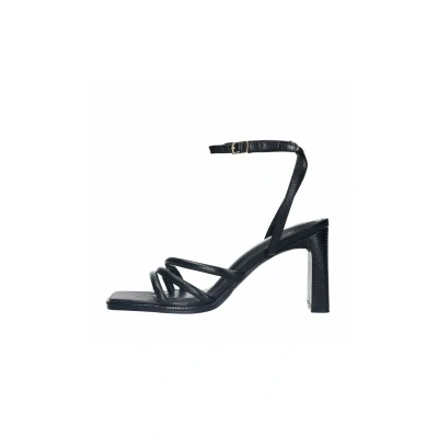Afbeelding van Sacha Dames Zwarte sandalen met hak Maat 40