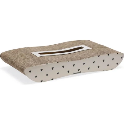 Afbeelding van Beeztees Poezel Krabplank Karton Beige 50x30x8 cm