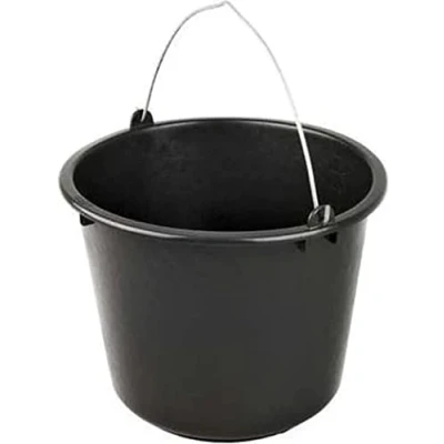 Afbeelding van Synx Tools Bouwemmer 12L Zwart Bouwemmers/Bouwartikelen