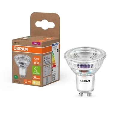 Afbeelding van OSRAM 4099854267802 LED reflectorlamp lamp Energielabel A (A G) GU10 Reflector 3.3 W = 65 Warmwit (Ø x h) 50 mm 1 stuk(s)