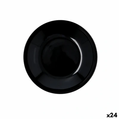 Afbeelding van Diep bord Quid Select Basic Zwart Melamine 23 cm (24 Stuks)