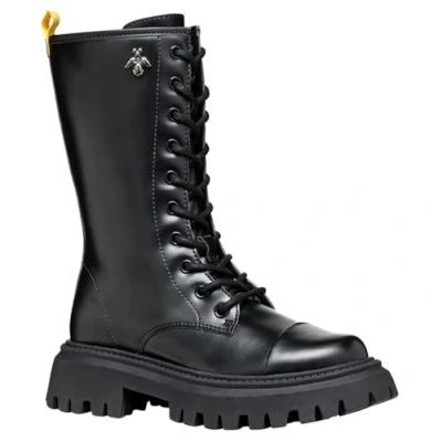 Afbeelding van Geox J Maquinnens Girl C halfhoge laarzen voor meisjes, zwart.