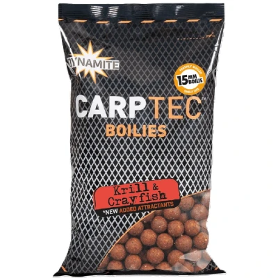 Afbeelding van Dynamite Baits Carptec Krill &amp; Crayfish Boilies 15mm (1.8kg)