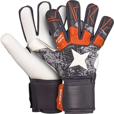 Afbeelding van Derbystar Goalie keepershandschoenen grijs/oranje 6