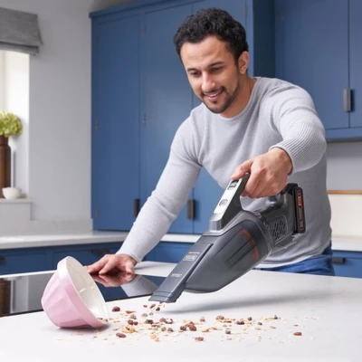 Afbeelding van BLACK+DECKER BCHV001C1 QW Powerconnect Kruimeldief 18V incl. accu en lader