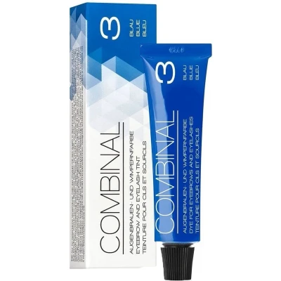 Afbeelding van Combinal Wenkbrauw en Wimperverf Blauw 15ML