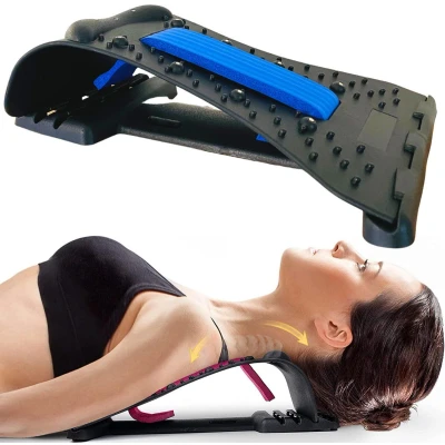 Afbeelding van Nekstretcher Nekmassage apparaat Backstretcher met Rugstretcher Earkings