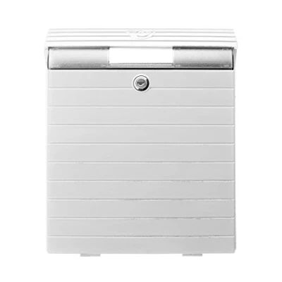 Afbeelding van Tatay Grote hoogglanzende witte buitenbrievenbus voor buiten, zeer robuust, waterdicht en met ideale capaciteit kranten tijdschriften.