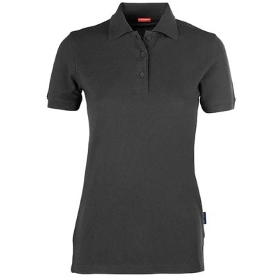 Afbeelding van Women&#039;s Heavy Polo &#039;Performance&#039; met korte mouwen Dark Grey XS