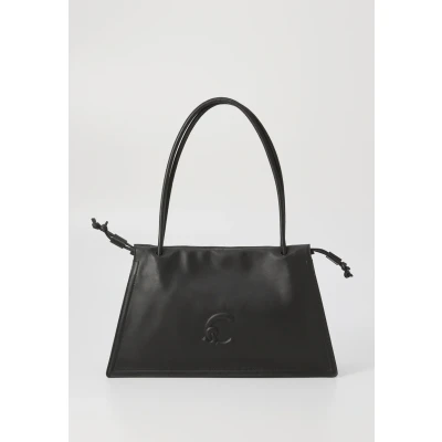 Afbeelding van COCCINELLE Leren Schoudertas Dulse Shoulderbag Noir Zwart