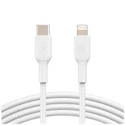 Image de Belkin Boost Charge Lightning USB C Câble 1 Metro Blanc